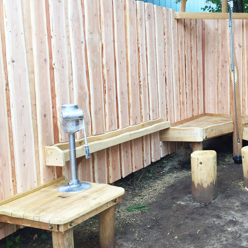 Wasserrinne Kastenform